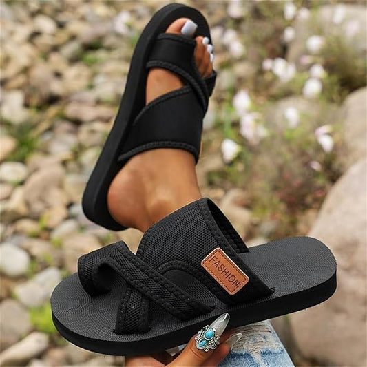 Orthopedic Sandals for Woman Summer 2025 Comfortable Breathable Slip On Flip Flops Arch Support Casual Shoes Beach
